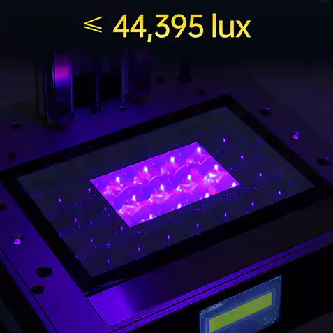 منبع نور UV ماتریسی منظم پرینتر سه بعدی رزینی Phtono mono x 6k